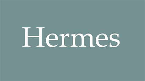 how to spell Hermes correctly